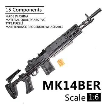 

1/6 1:6 Scale 12 inch Action Figures puzzle M82A1 Accessories WWII MG42 MK14 Heavy Machine Gun Toys Accessory Model Toys Gift