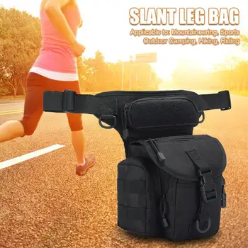 

Hot Sale Leg Waist Bag Wear-Resistant Nylon Fabric Leg Bags Waterproof Molle Pouch Nylon Waist Phone Packs Outdoor Sports