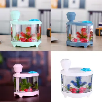 

USB Fish Tank Shape Humidifier Air Diffuser Purifier Aroma Mist Maker-White