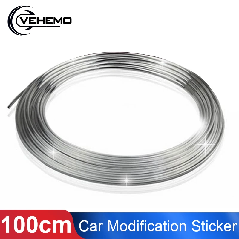 

1M Car Styling Car interior Decorative Thread Insert Sticker Car Air Outlet Dashboard Panel Door Decorative Tape Strip Trims New