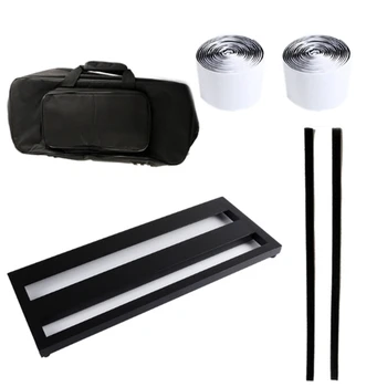 

Electric Guitar Monoblock Effect Board Effect Device Bracket Track Plate Aluminum Alloy Belt Bag BD-2
