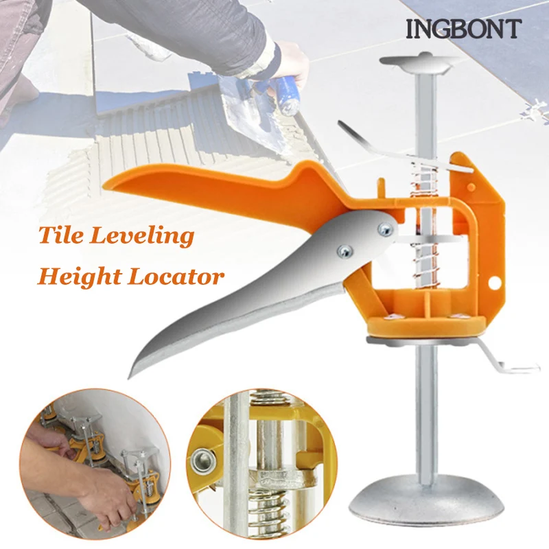 

INGBONT Tile Locator Wall Ceramic Height Adjustment Regulator Floor Leveling System Wall Leveler Hand Construction Tool Parts
