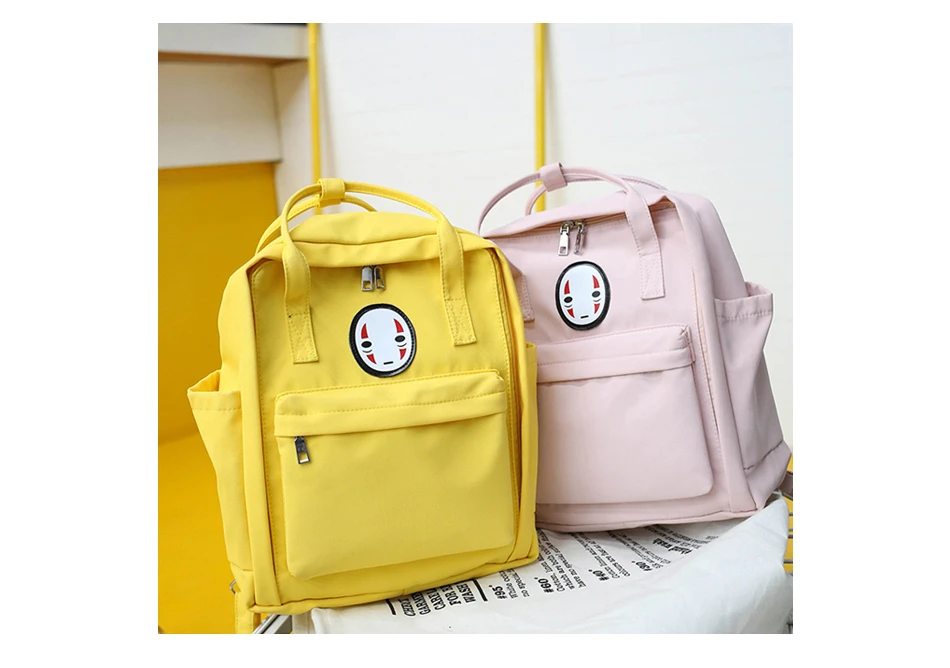 Herald Fashion Women Backpack Casual Student Bag for School Teenagers Girl Ladies Canvas Fabric Backpack Female Bookbag Mochila