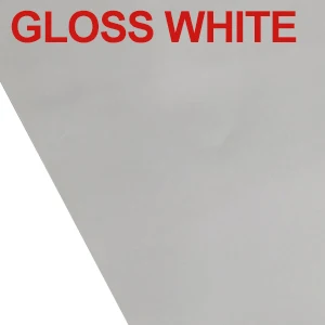 gloss white Автомобильные наклейки 2 боковые двери виниловая графика полоса для toyota fortuner - Название цвета: gloss white