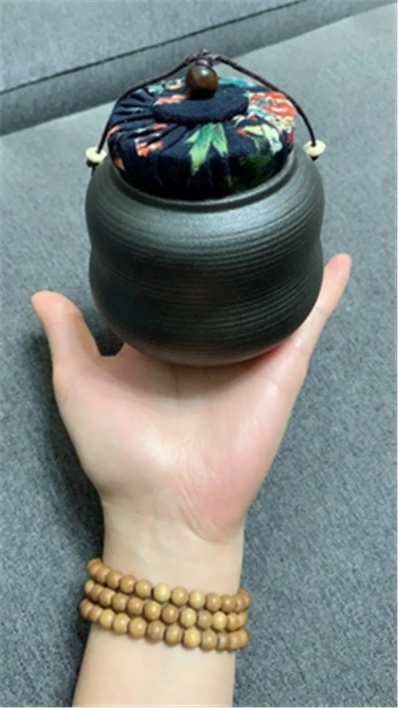 XMT-HOME черный ящик для хранения керамических чайных банок для tie guan yin/da hong pao/зеленая керамическая чайная коробка