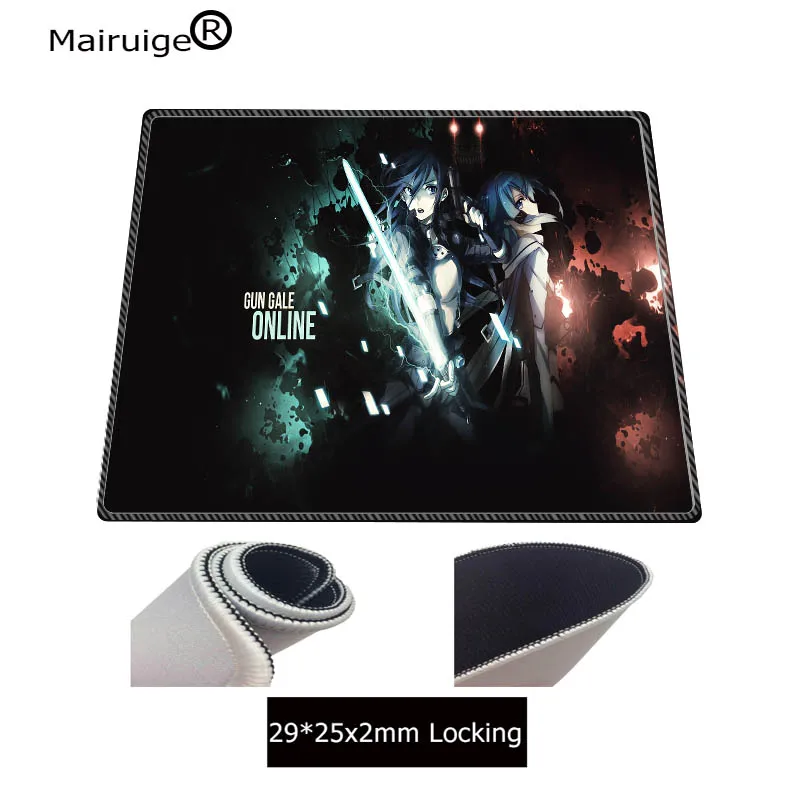  Sword art Online Speed Locking Edge Large Natural Rubber Mouse Pad Waterproof Game Desk Mousepad Ma