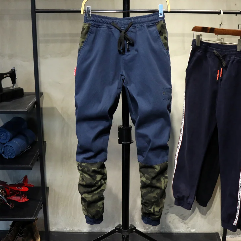 Promotion S-7XL Large Size Pants ManHarem Pants Loose Comfortable Elastic Waist Trousers Classic Hip Hop Biker Punk Causal Daily Clothes