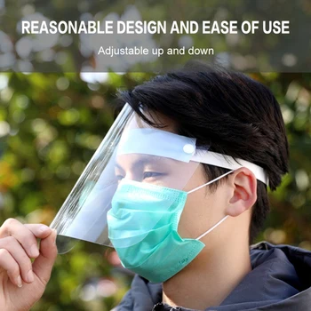

In stock Adult Transparent Mask Film Anti-fog Mask Sheet Environmental Protection Isolation Mask Protective Face Screen