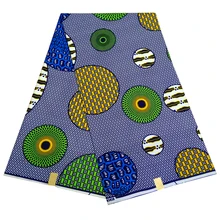 Высокое качество 6 ярдов африканская ткань для вечерние платья Анкара африканская полиэфирная восковая печать на ткани