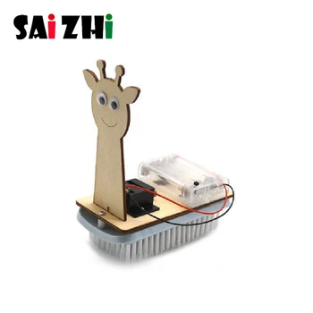 

Saizhi STEAM Toy Science Teaching Aid Smart Sweeper Robot Sweeping Machine Robotic Mop Floor Assembly