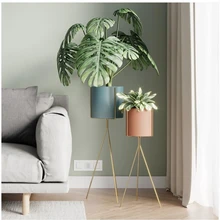 Железный художественный посадочный тип зеленый Botany рамка оригинальность Балконная полка Крытая гостиная магазин цветок для украшения стойки