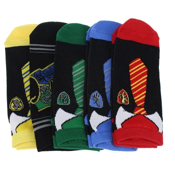 

5 pairs socks Cartoon Couple socks Boat Socks Men High quality cotton Stitching Pattern Non-slip Casual funny Socks Women