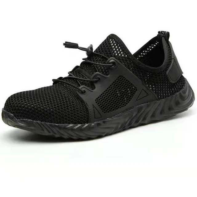 US $22.89 Outdoor Men Shoes Drop Shipping Steel Toe Man Construction Safety Shoes Steel Toe Sneakers Anti Sli