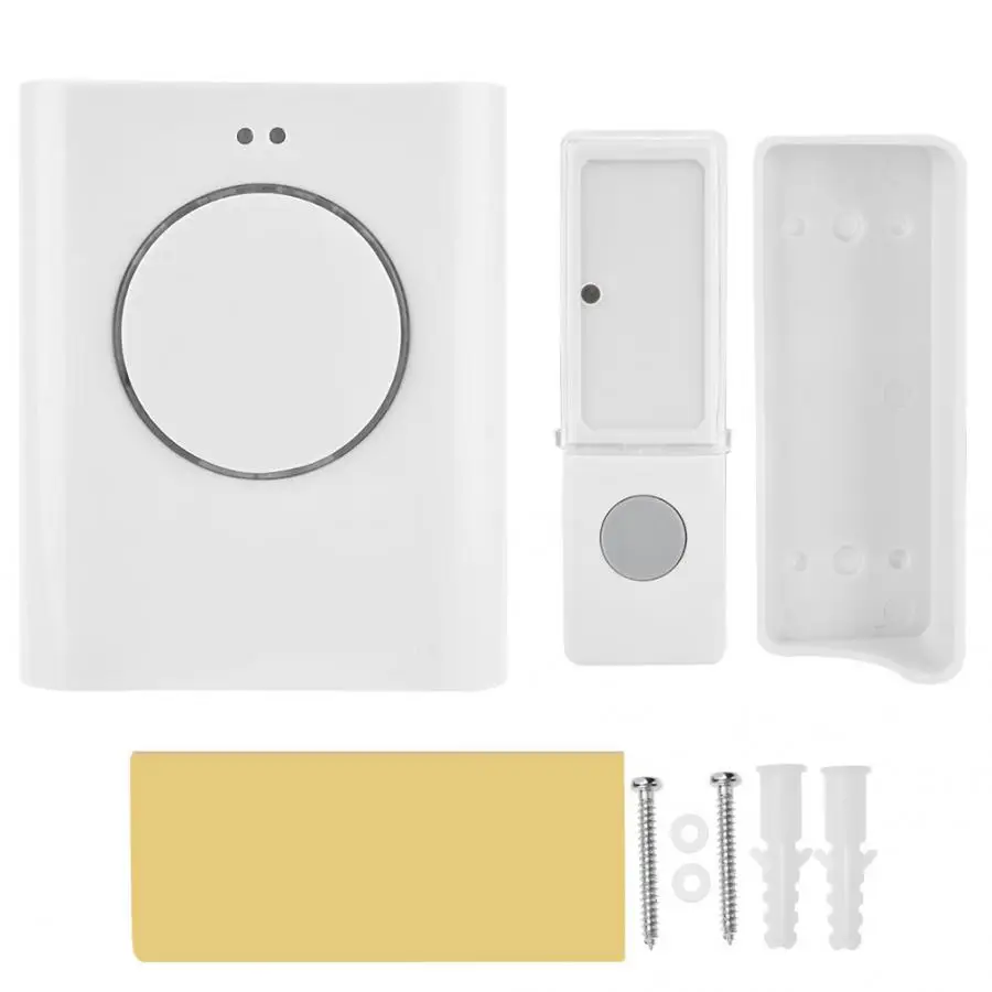 

433MHZ Waterproof Wireless DoorBell 200M Remote Home MP3 Download Cordless Door Bell Ring Hardware