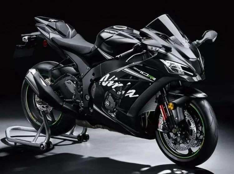 4 подарки ABS литья под давлением полный обтекатель комплект подходит для Kawasaki Ninja ZX-10R zx10r 16 17 корпус набор хороший черный матовый