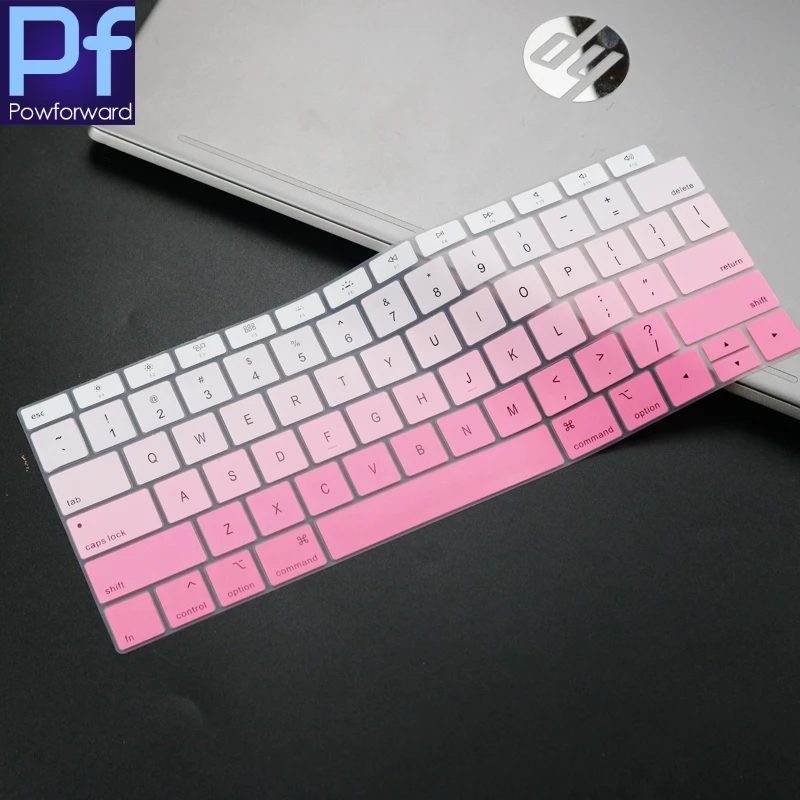 Силиконовый чехол для клавиатуры MacBook Air 13 дюймов релиз A1932 Touch ID водонепроницаемый пыленепроницаемый защитный чехол