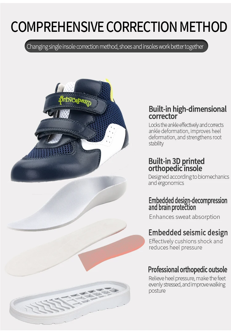 orthopedic footwear on Prince Pard Kids Orthopedic Sneakers For Boys Girls Club Foot Shoes First Walking Corrective Arch Support Children Shoes Best Offer Ff70c7 Cicig