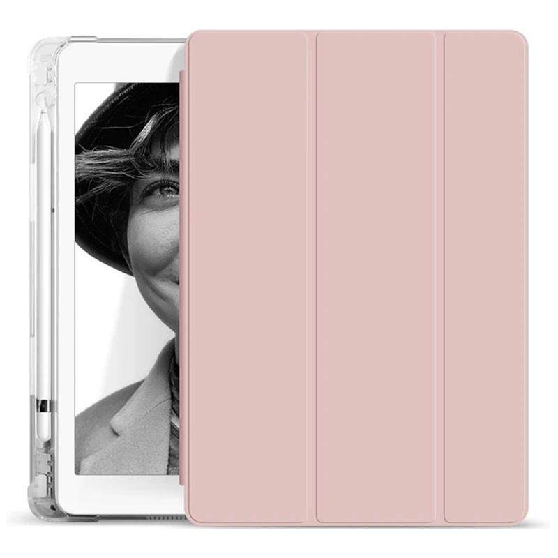 Для iPad Pro 11 2020 Air3 10 5 2 2019 чехол с держателем карандаша для i Pad 2017 2018 12 9 Mini Coque
