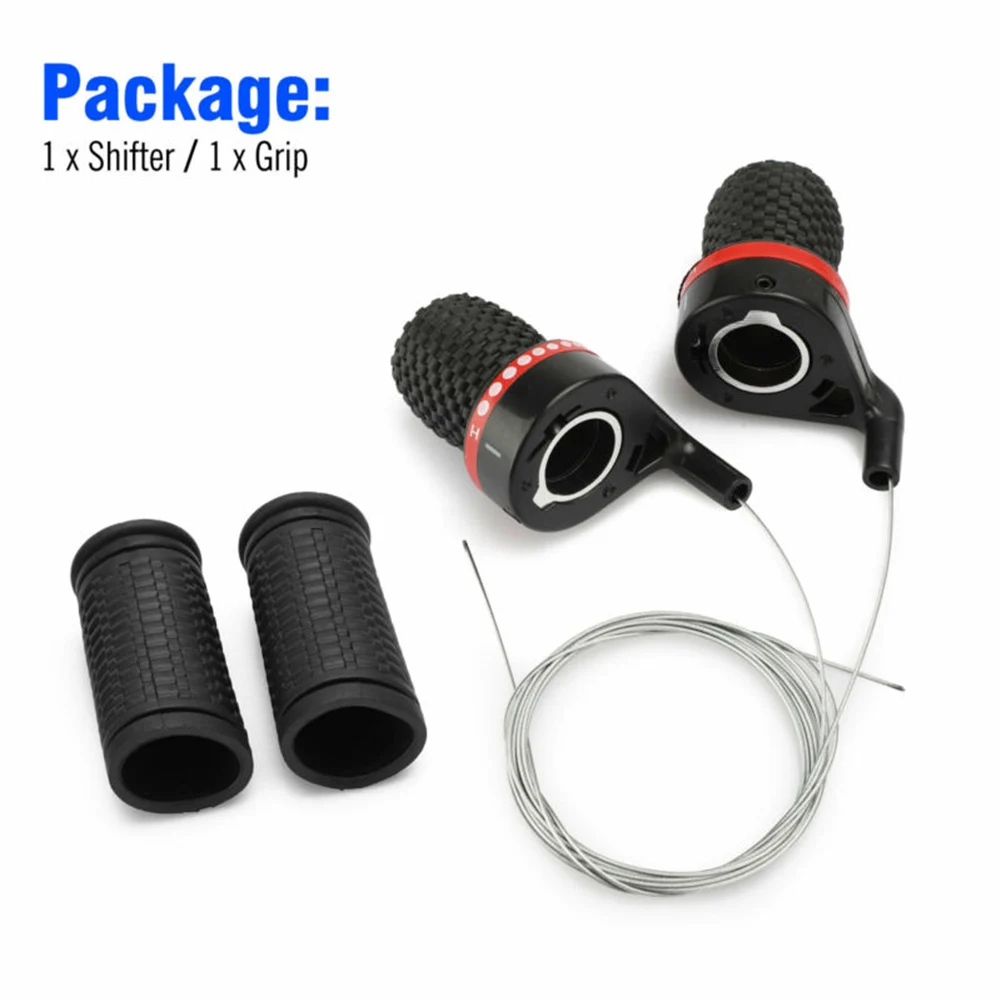 

Twisted Bicycle Shifter Grip Gear Handlebar Comfortable Cycling Effectively