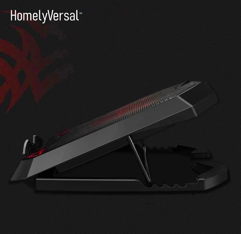 Быстрая скорость 3 вентилятора 2 USB охлаждающая подставка для ноутбука светодиодный светильник охлаждающая подставка для ноутбука USB подставка с вентилятором для ноутбука 13 ''-17''
