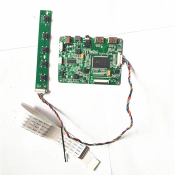 

Fit LP140WF6-SPC1/SPC2/SPF1 1920*1080 eDP-30Pin HDMI 2mini WLED micro USB 5V notebook panel LCD display controller board DIY kit