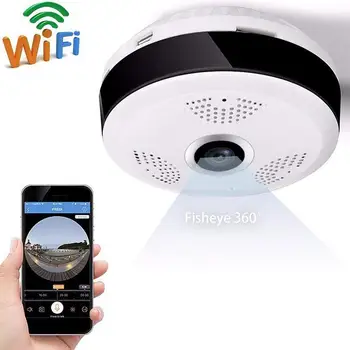 

Shaped Panoramic WIFI Camera 360 Degree Monitor 960P HD WIFI Smart Camera