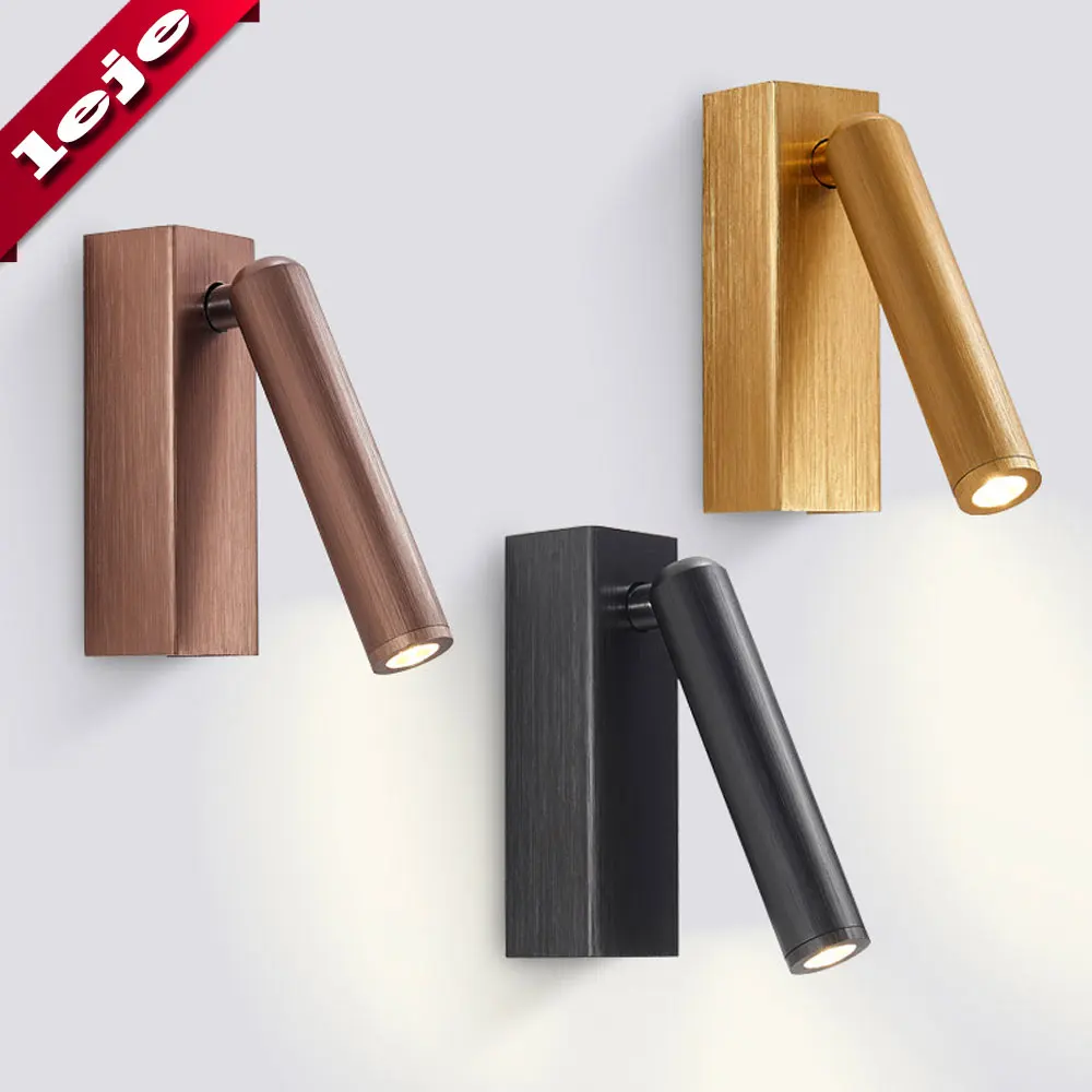 С переключателем светодиодный настенный светильник 3 Вт для