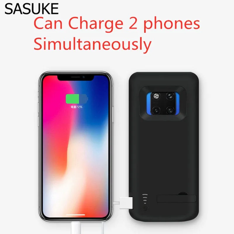 Чехол для зарядки аккумулятора 5000 мАч для huawei mate 30 Pro, полный Чехол, подставка, внешний аккумулятор, чехол для huawei mate 30 Pro, чехол для аккумулятора coques