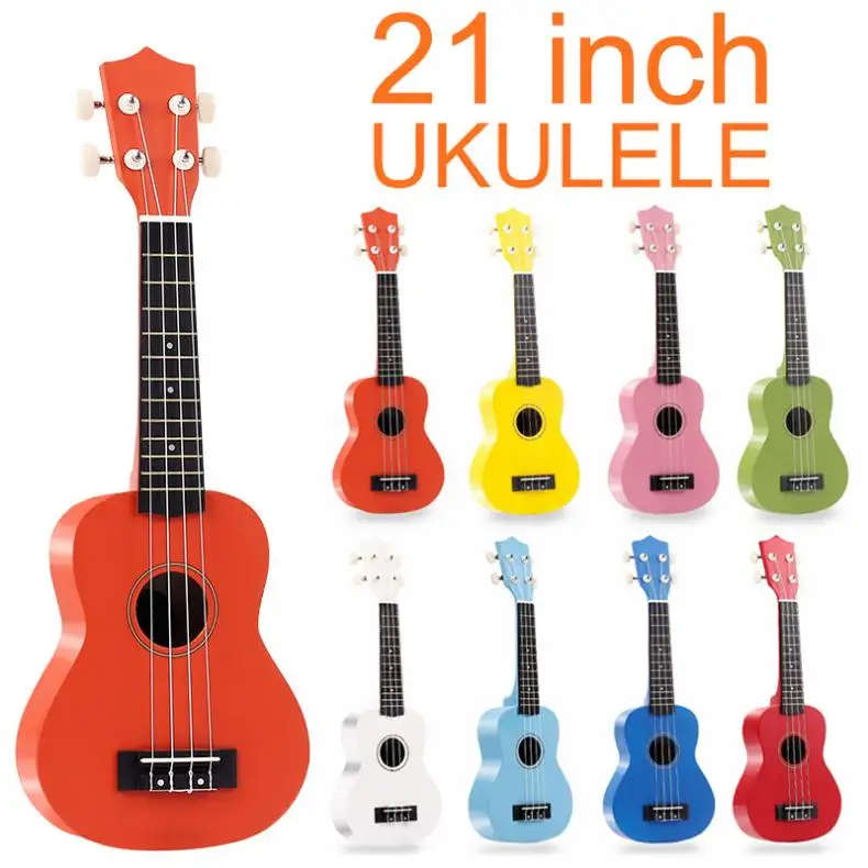 4 cordas guitarra havaiana instrumentos musicais colorido