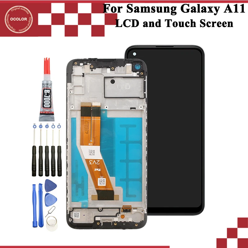Цветной для Samsung Galaxy A11 ЖК-дисплей и сенсорный экран в сборе 6 40 дюймов замена