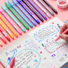 Рисунок маркеры, фломастеры товары для рукоделия Рисование маркером детская художественная кисть анимации эскиз двойной головкой Маркеры Ручка Комплект