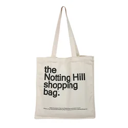 Eco-Friendly Women's Cotton Tote Bag - Reusable Canvas Shoulder Bag for Shopping and Everyday Use (Notting Hill 2)