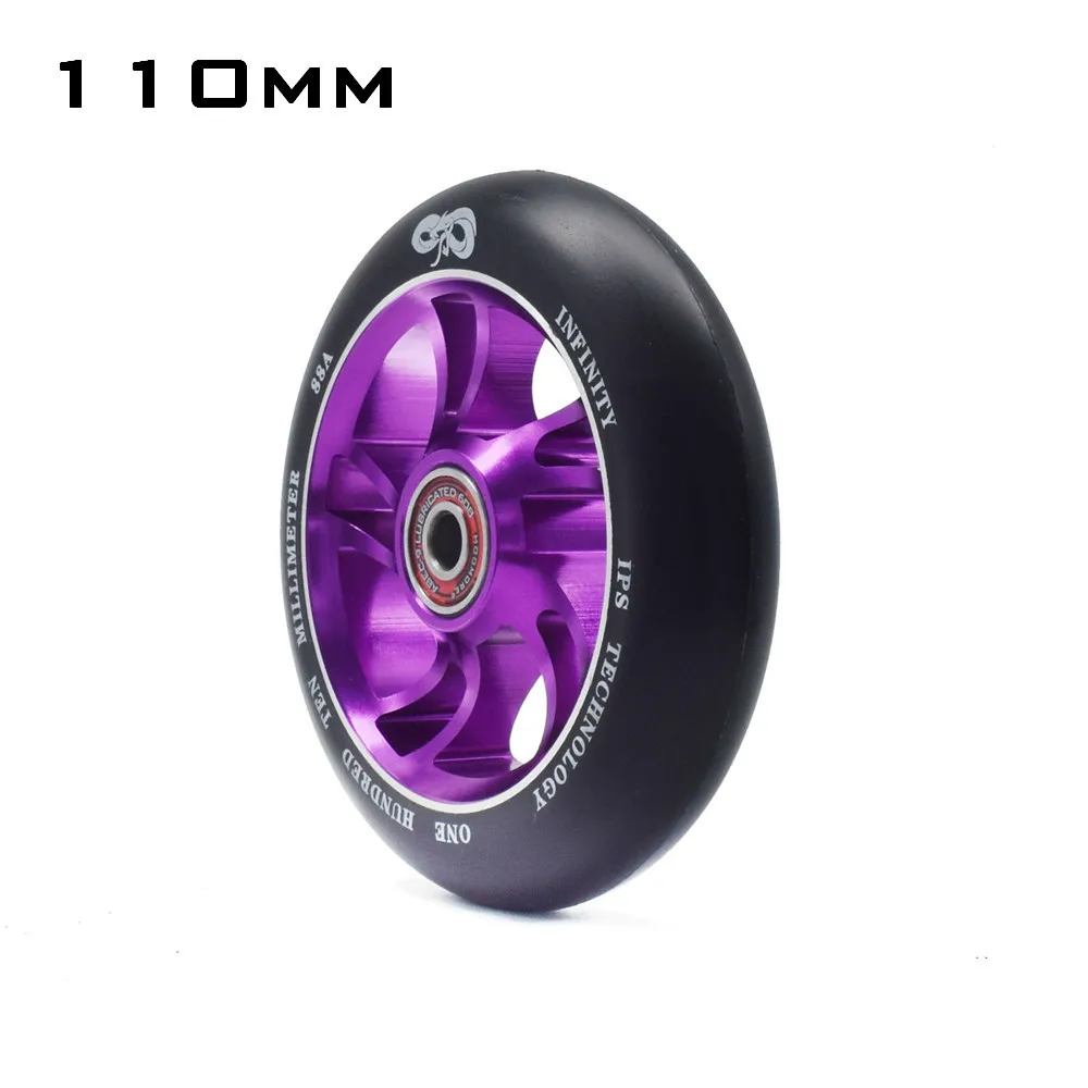 Premium Replacement Scooter Wheels with Bearings & Bushings - Set of 2