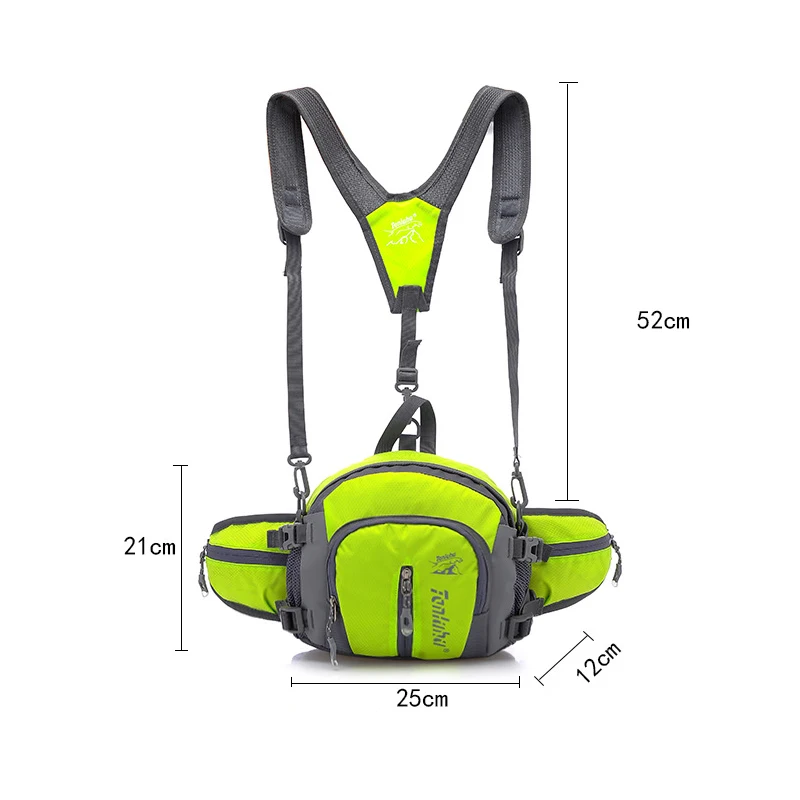 Waterproof Sports Bag Climbing Hiking Cycling Running Shoulder Cross Backpack