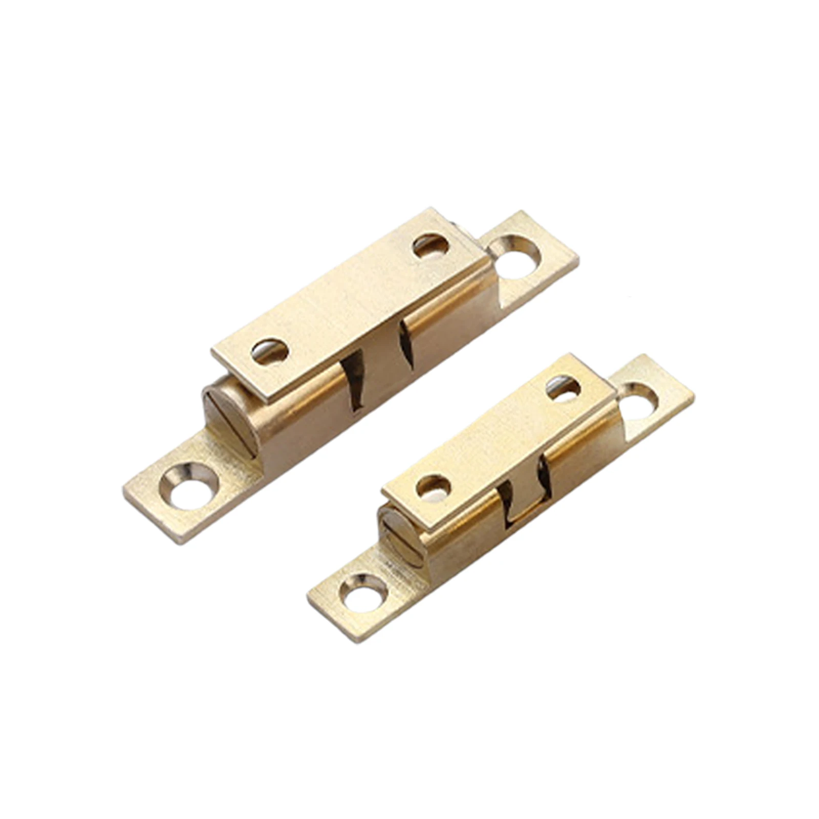 Magnetic Suction Card Buckle Ornament Toilet Furniture Door Hardware Solid Brass Spring Ball Catch Free Screws