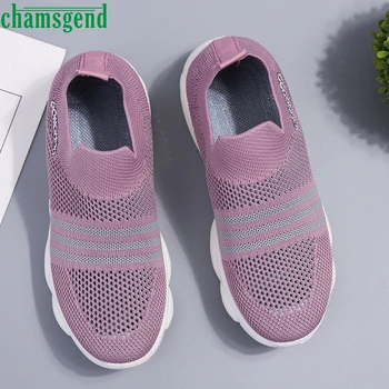 

CHAMSGEND Running shoes new arrived Lightweight Shoes Breathable Non-slip Soft Mesh Platform Shoes Tenis Feminino Zapatos Hombre
