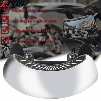 

Universal Motorcycle Windscreen Rear View Mirror 180 Ultra Wide Angle Central Rearview Mirror for Yamaha Vespa KTM Kawasaki BMW