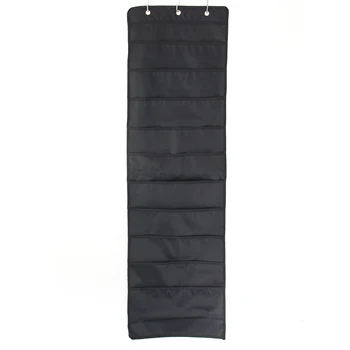 

Book Folder Oxford Cloth Storage Bag Hanging Magazine Organizer Large Size Wall-mounted Behind The Door 10 Pockets