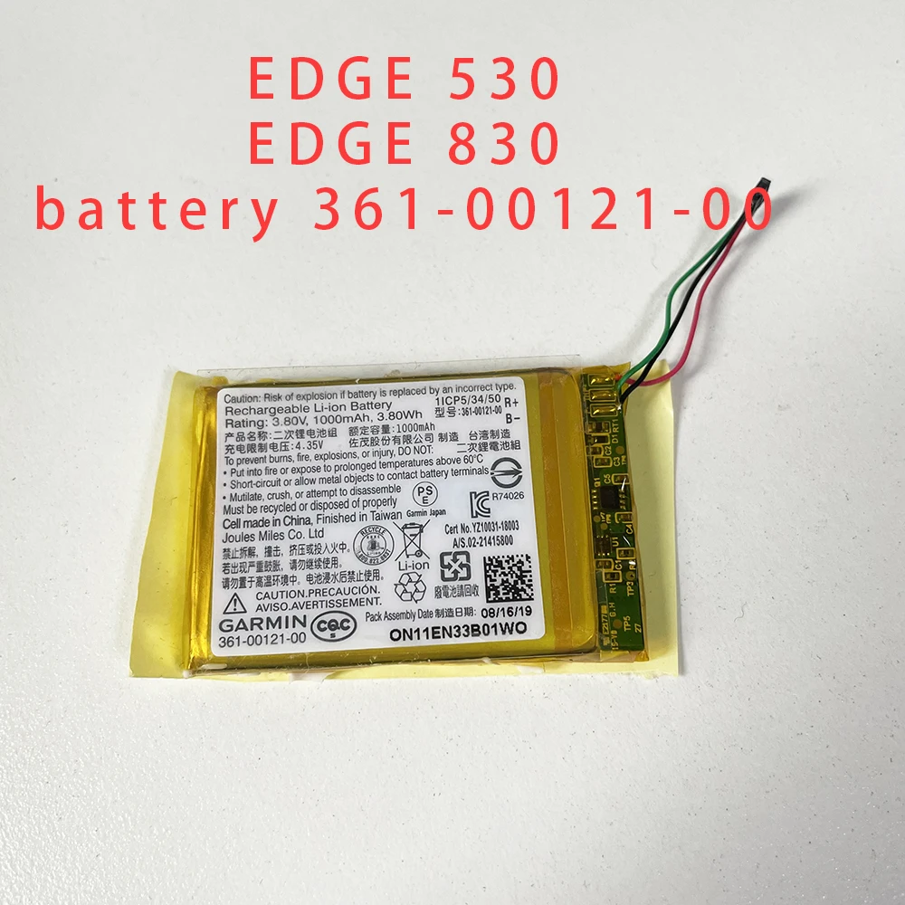 361-00121-00 Per Garmin Edge 830 530 Edge 530 Edge 830 Batteria Ricaricabile Agli Ioni Di Litio Computer Da Bicicletta Sostituzione Tachimetro Gps