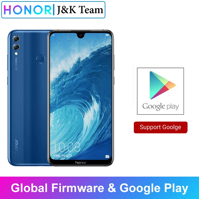 Honor 8X Max глобальная прошивка 7 12 дюймовый мобильный телефон Qualcomm 660 4900mAh Smartphon 16MP
