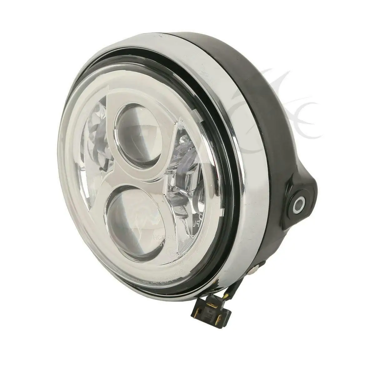 Motorcycle 7" Round LED Headlight Lamp For Honda CB 400 500 1300 Hornet 250 600 900 VTR 250