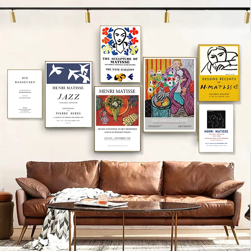 Абстрактный Алфавит Matisse художественный принт плакаты в скандинавском стиле