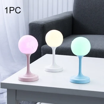 

LED Moon Light USB Rechargeable Home Decor Night Lamp Bedroom Touch Control Birthday Gift Portable For Kids Atmosphere 7 Colors