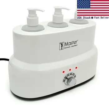 

NEW! 3 BOTTLE MASSAGE OIL/LOTION WARMER WITH VARIABLE HEAT TEMPERATURE SETTINGS