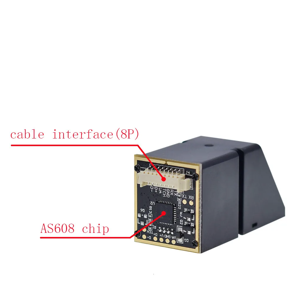 AS608 считыватель отпечатков пальцев сенсор МОДУЛЬ оптический сканер отпечатков пальцев модуль для Arduino замки последовательный интерфейс связи