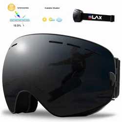 ELAX Premium Double-Layer Anti-Fog Ski and Snowboard Goggles (SE9)