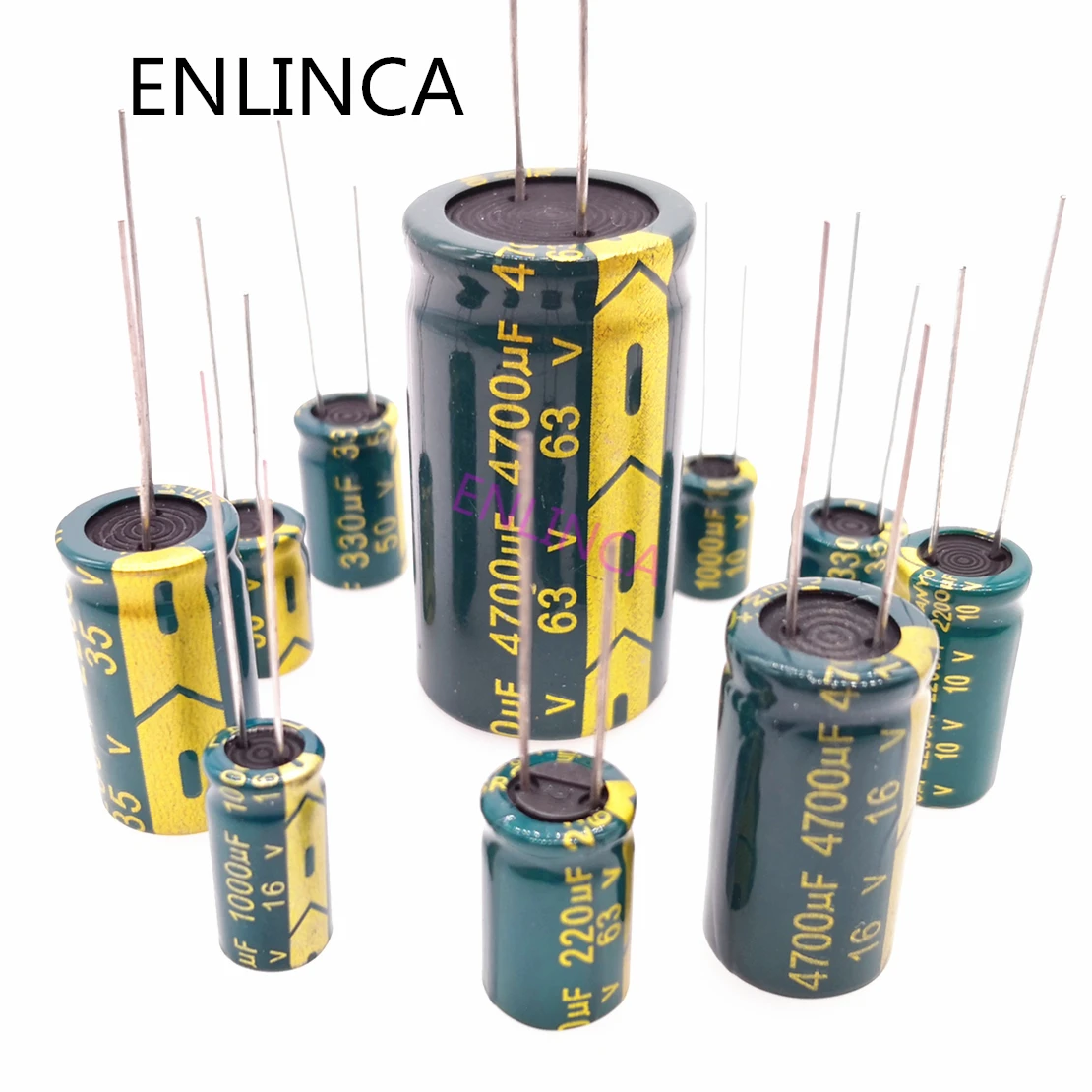 5-20pcs 10V 16V 25V 35V 50V Low ESR high frequency aluminum capacitor 47UF 100UF 220UF 330UF 470UF 680UF 1000UF 1500UF 2200UF