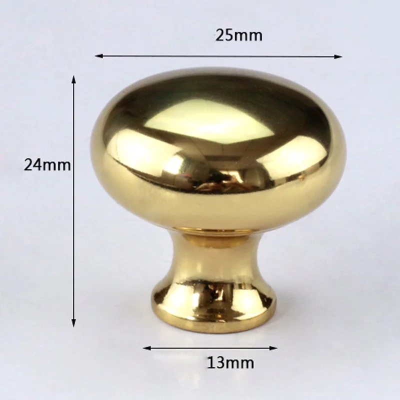 Качественная однотонная медная ручка ящика в европейском стиле для домашнего