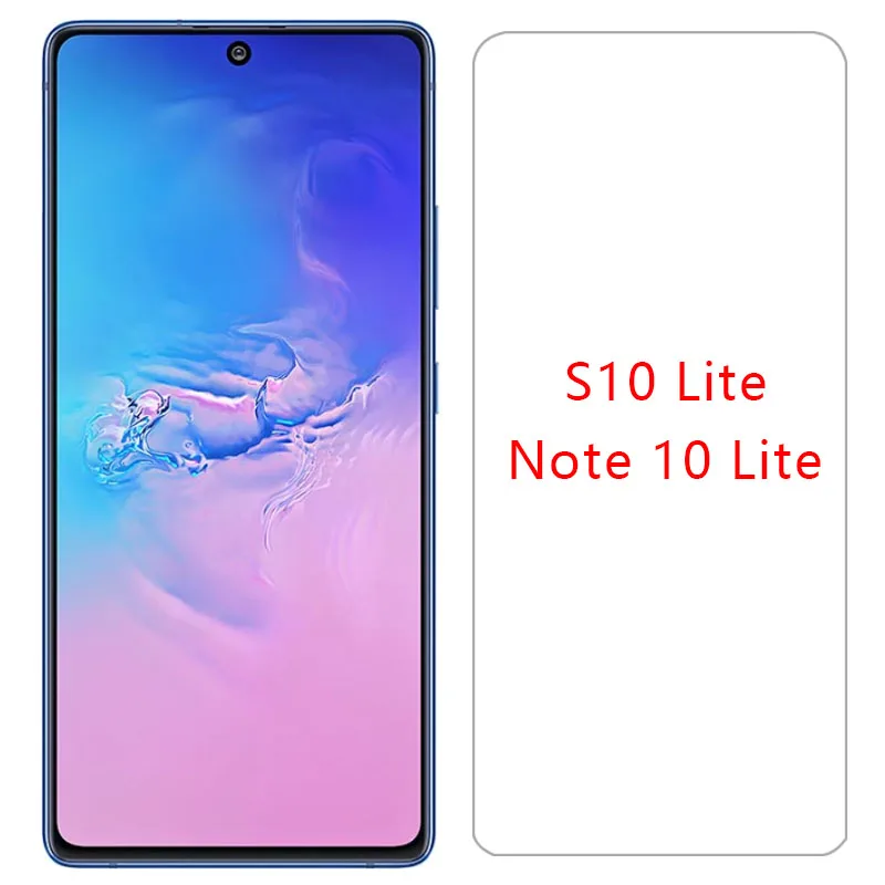 Защитное стекло для samsung note 10 lite s10 light защита экрана закаленное на samsun galaxy not note10 s