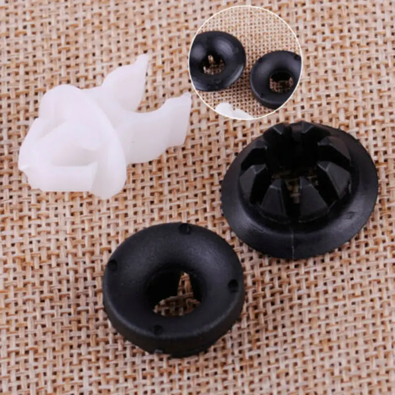 Зажим держателя стержня черный + белый для замены пластмассовых деталей Honda Accord |